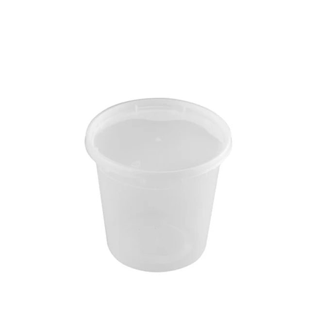 24oz - PP Deli Container W/ Lid - 240 Sets
