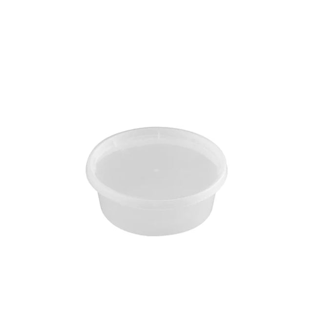 8oz - PP Deli Container W/ Lid - 240 Sets