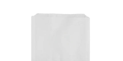 Greaseproof White Paper Sandwich Bag - 6x0.75x6.75" - MCN320201 - 1000 Pcs