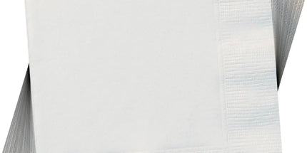 1-Ply White Cocktail Napkin - 4000 Pcs